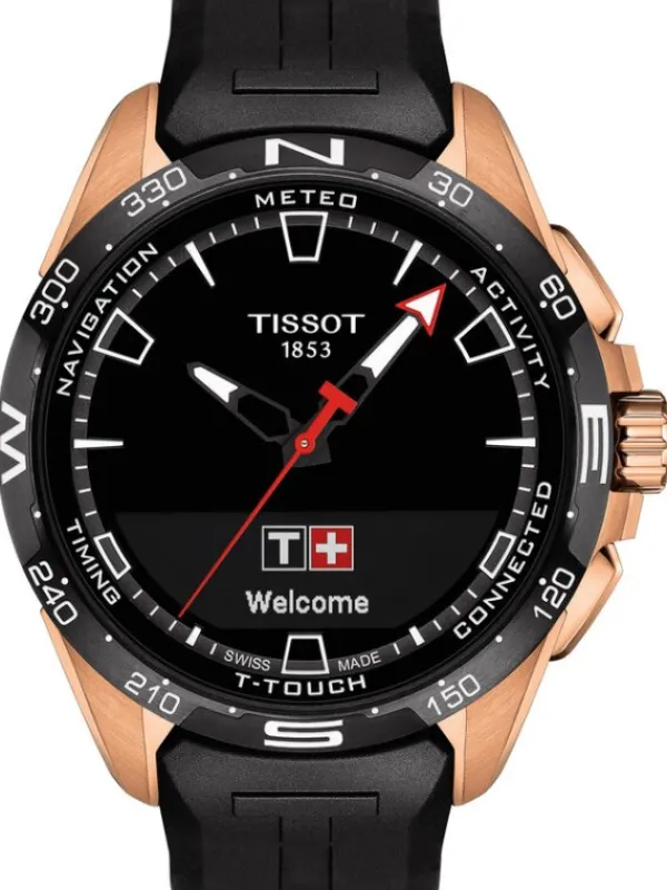 TISSOT Smartwatches | Herrenuhren-T-TOUCH CONNECT Solar roségoldfarben T121.420.47.051.02