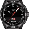 TISSOT Smartwatches | Herrenuhren-T-TOUCH CONNECT solar schwarz ip T121.420.47.051.03