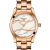 TISSOT Damenuhren-T-WAVE, Lady, Metallarmband, rosé T112.210.33.111.00
