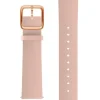 WITHINGS Uhrenarmbänder-Kalbsleder, rosa, 18 mm, rosè Schließe 3700546703997
