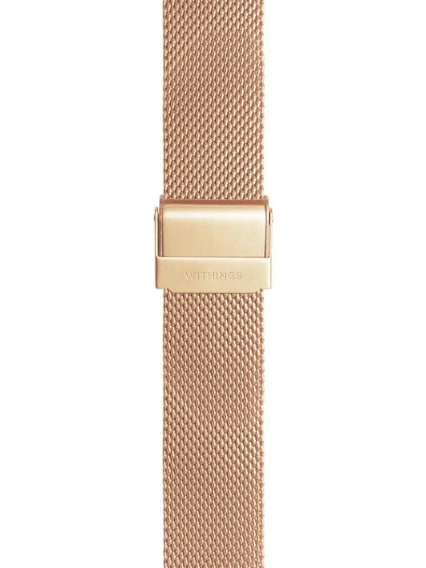 WITHINGS Uhrenarmbänder-Milanese, rosé, 18mm, 3700546704703