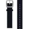 WITHINGS Uhrenarmbänder-PET Recycled, blau/weiß, 20 mm, Schließe silbern 3700546706592