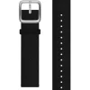 WITHINGS Uhrenarmbänder-PET Recycled, schwarz, 20 mm, Schließe silbern 3700546706554