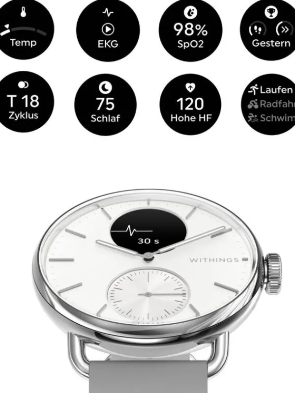 WITHINGS Smartwatches-Scanwatch 2 38mm - White HWA10-model 2-All-Int